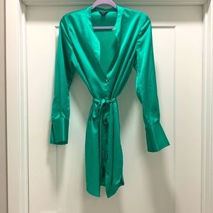 Gorgeous Green Marciano Shirt Dress XS